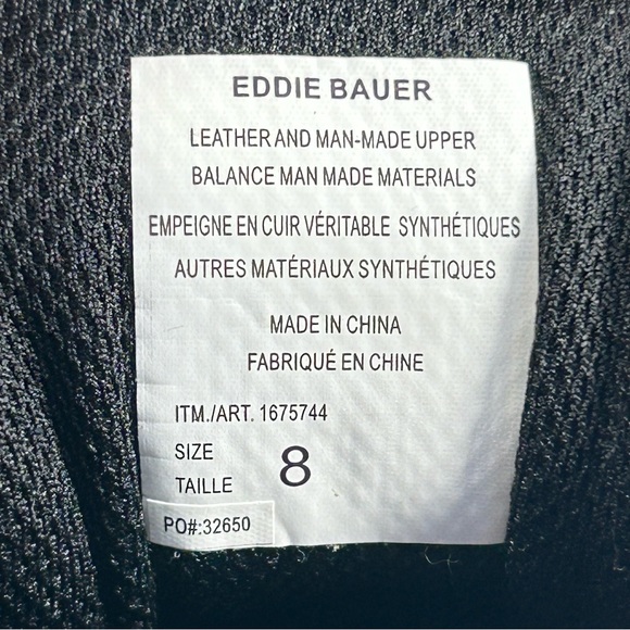 New Eddie Bauer Trail Hiking Outdoor Sneaker Leather Brown/ Orange Shoe; Men’s 8 - Picture 2 of 16